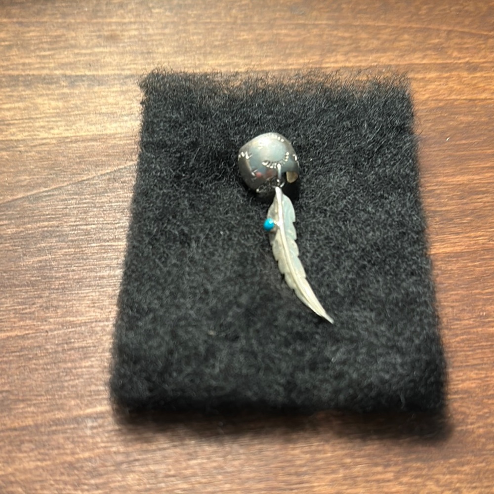 Vintage Silver and Blue Cuff Earring Jewelry